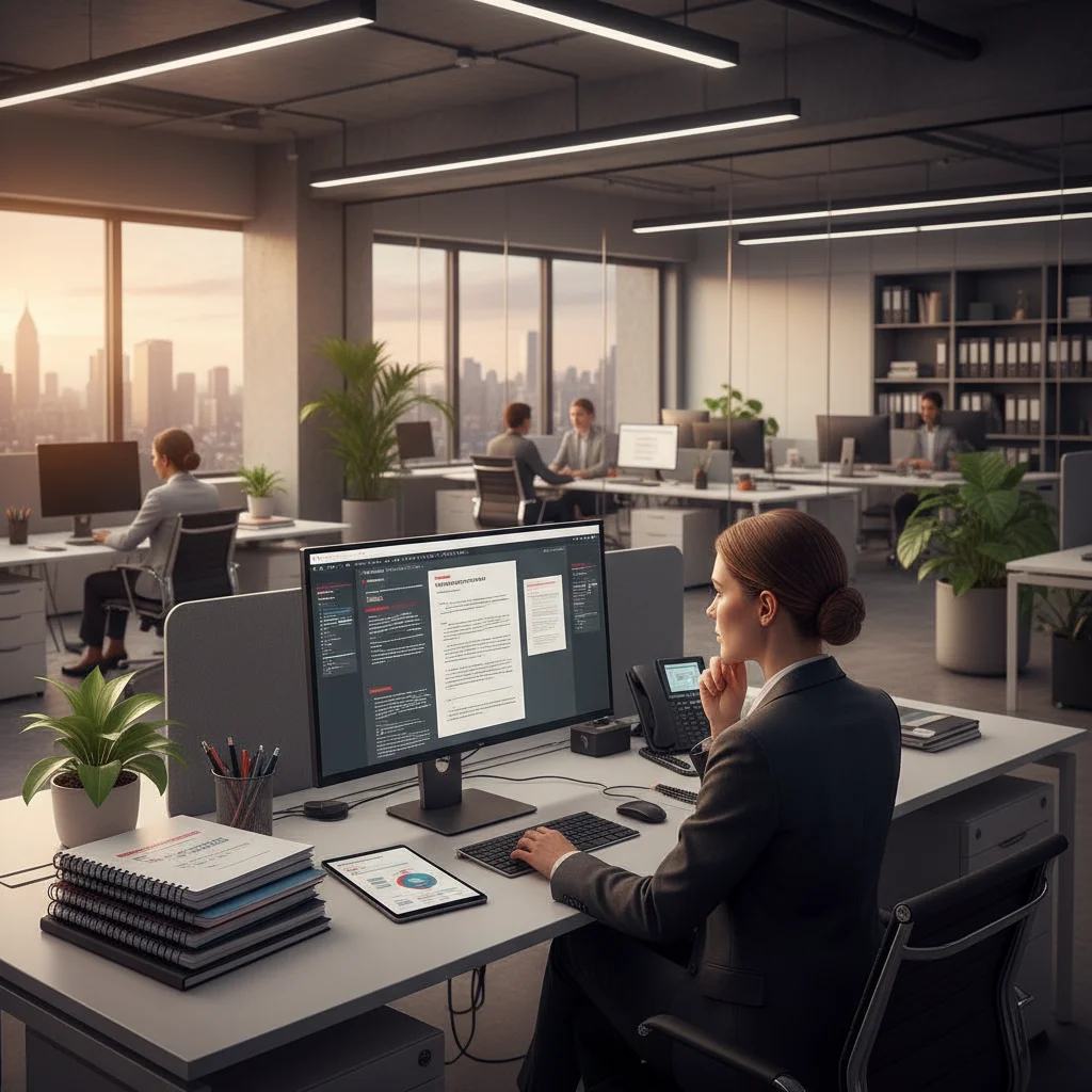 HR department reviewing employee complaint documentation covered by EPLI insurance