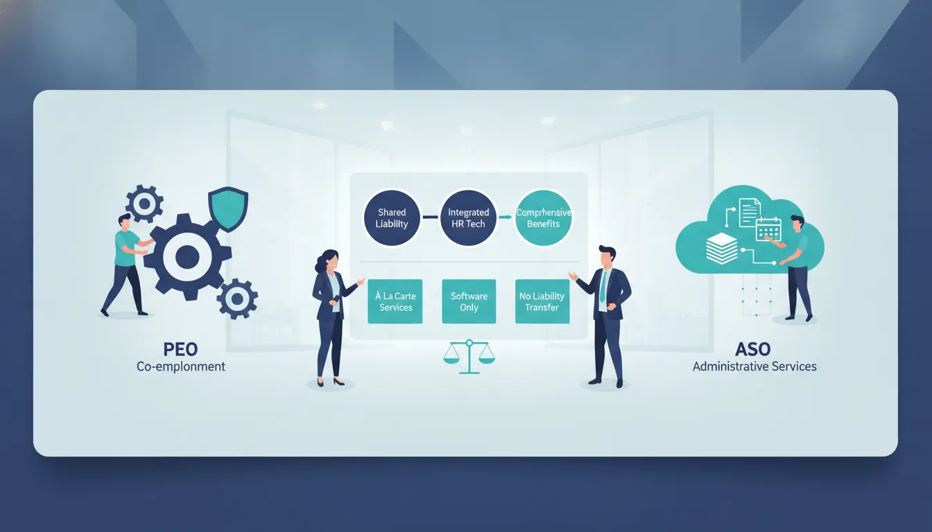 PEO vs ASO decision paths for employer HR support